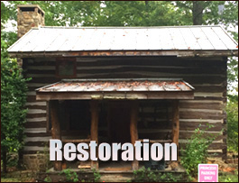 Historic Log Cabin Restoration  Quincy, Ohio
